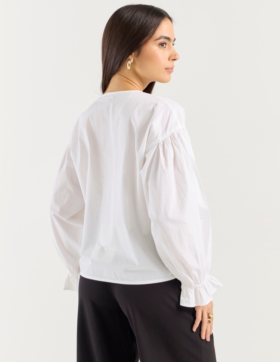 Blusa manga larga para mujer 2