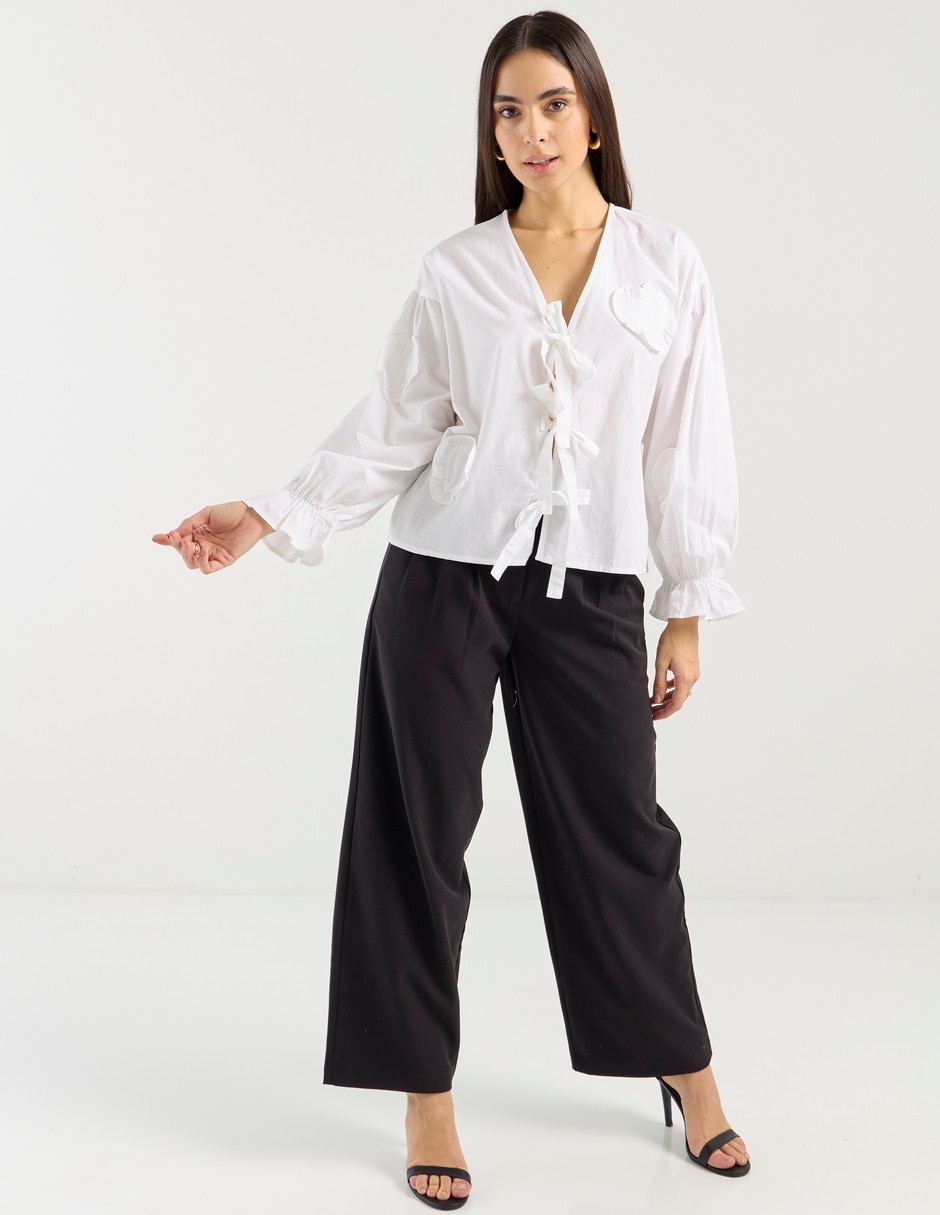 Blusa manga larga para mujer 3