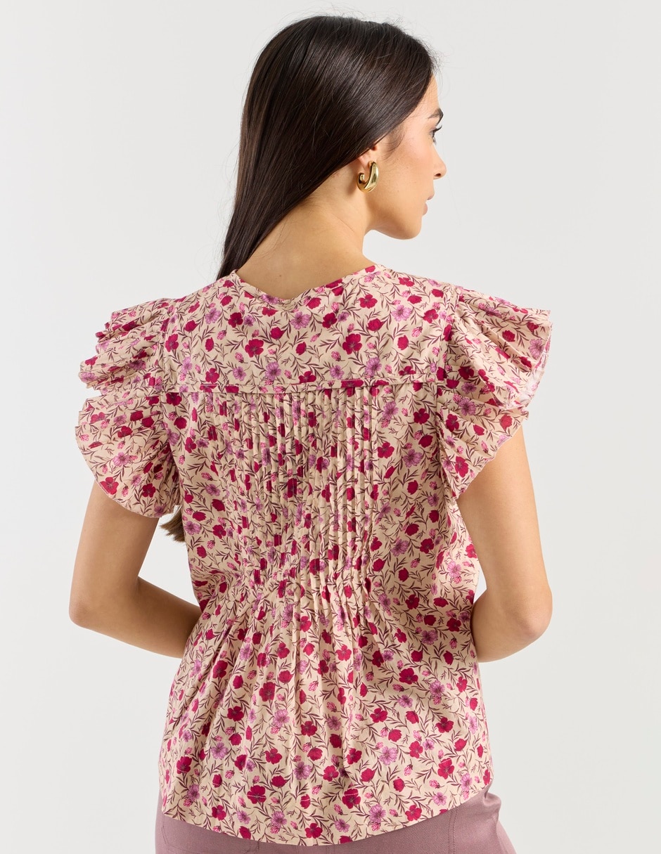 Blusa manga corta para mujer 2
