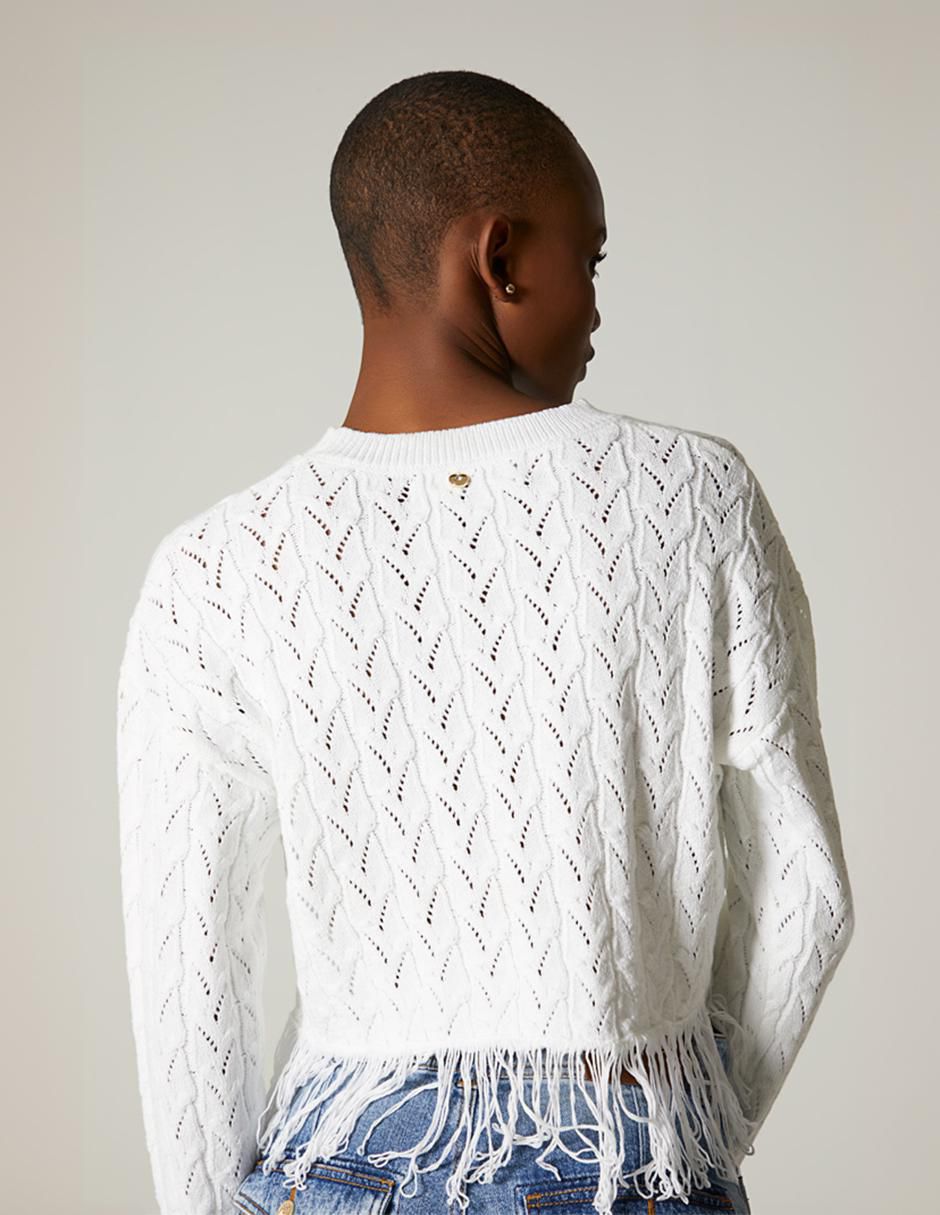 Suéter cuello redondo para mujer 3
