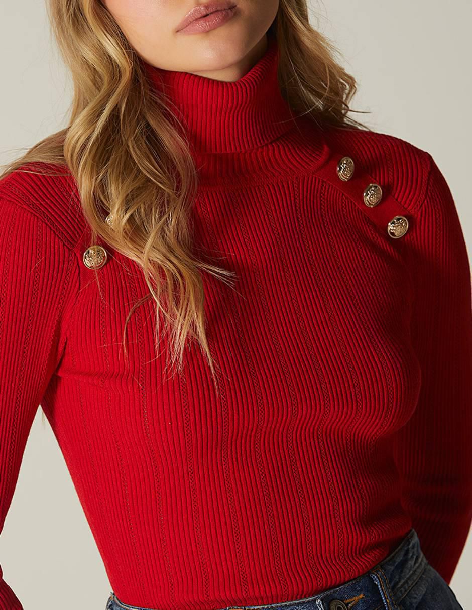 Suéter cuello tortuga para mujer 2