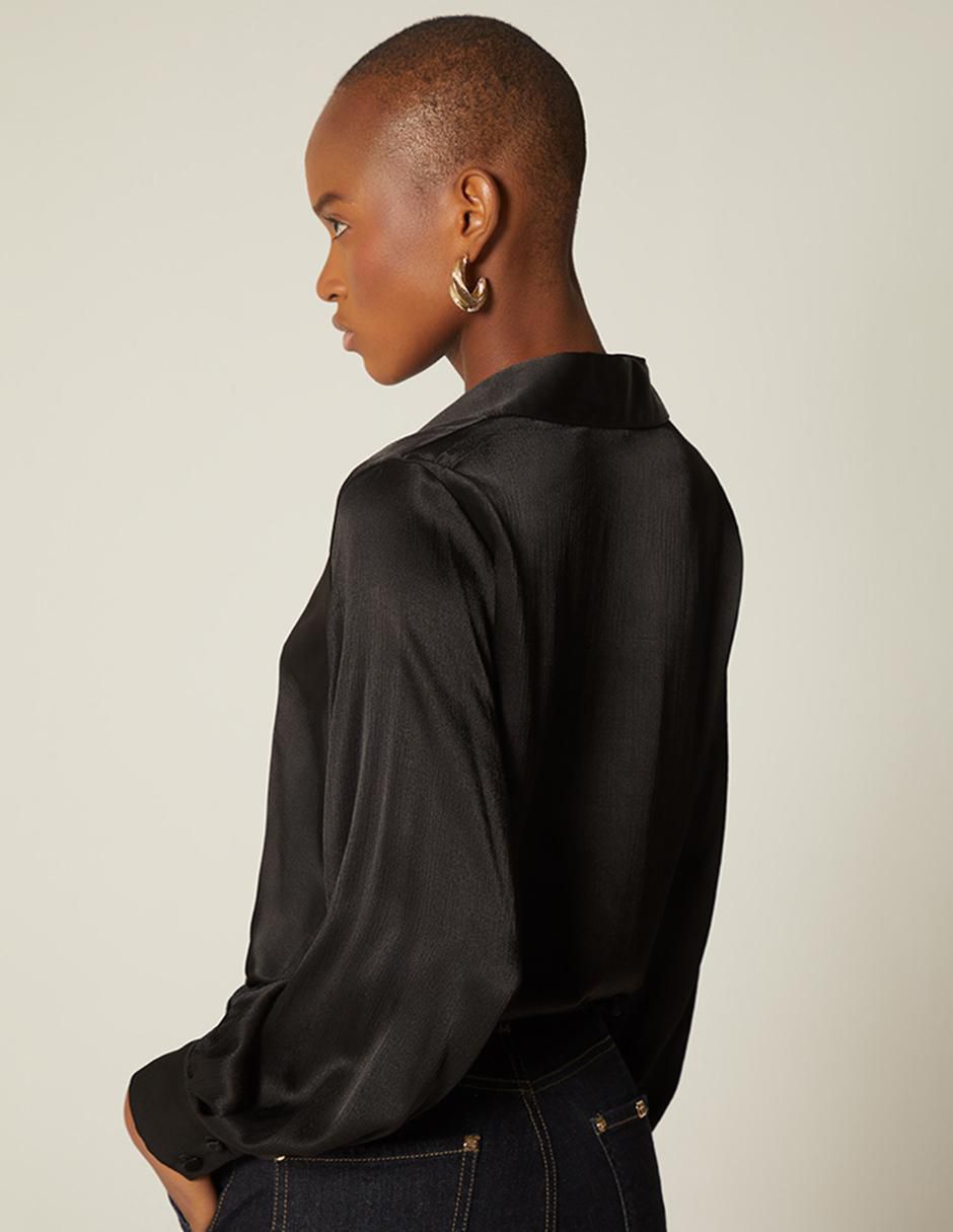 Blusa Studio F manga larga para mujer