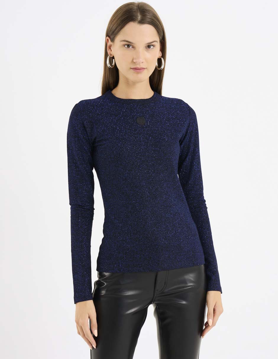 Blusa manga larga para mujer