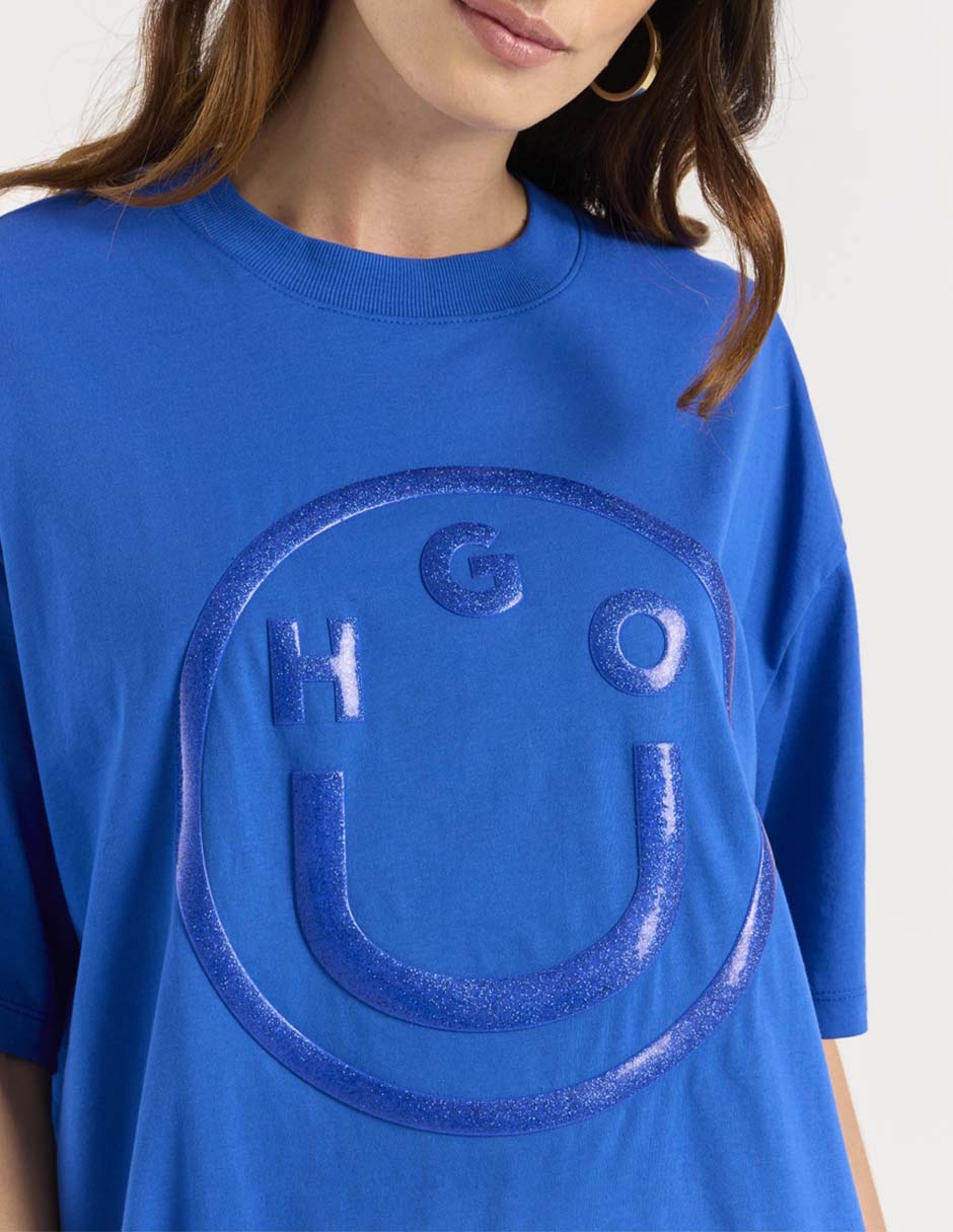Playera manga corta cuello redondo para mujer 4