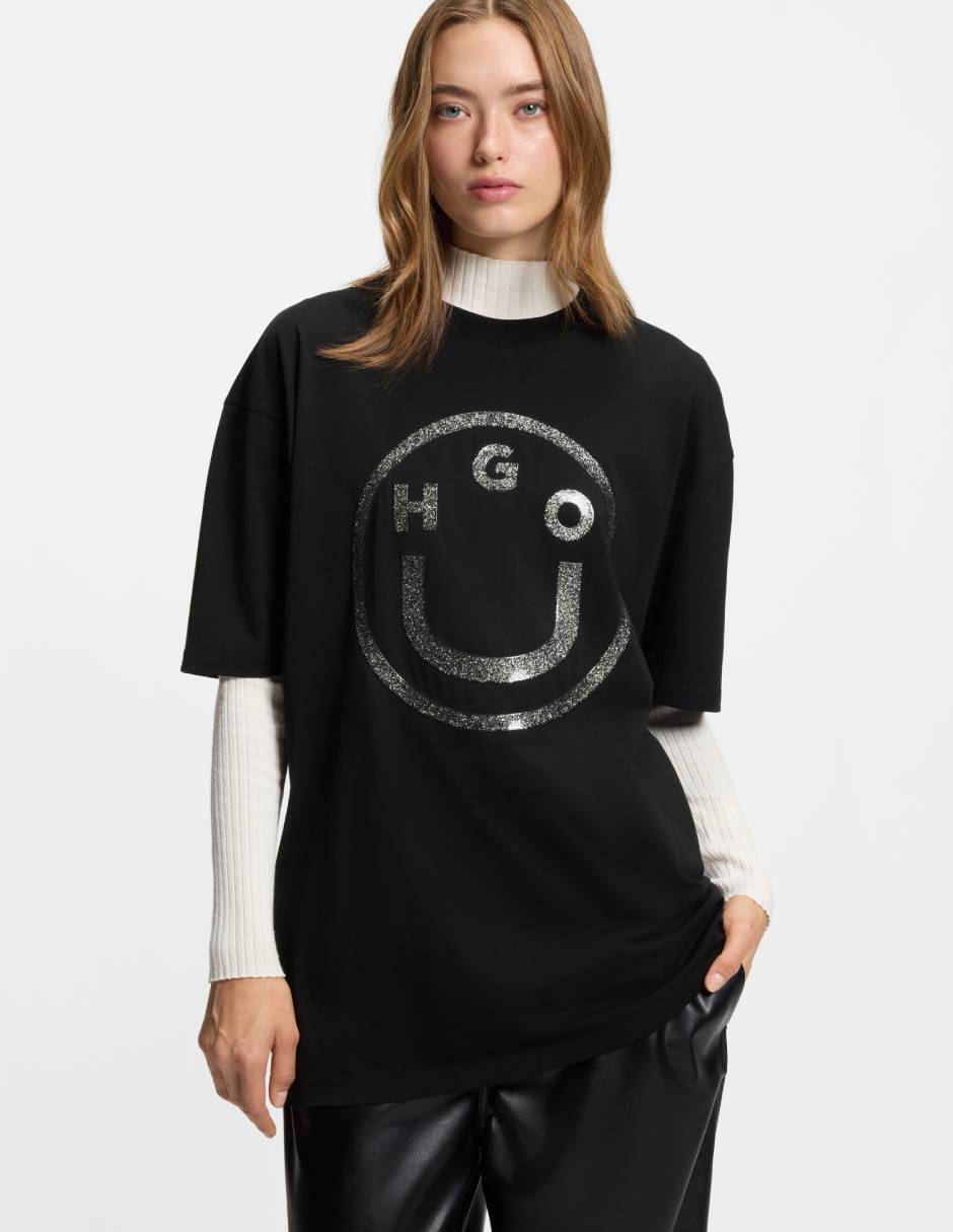 Playera manga corta W25 cuello redondo para mujer