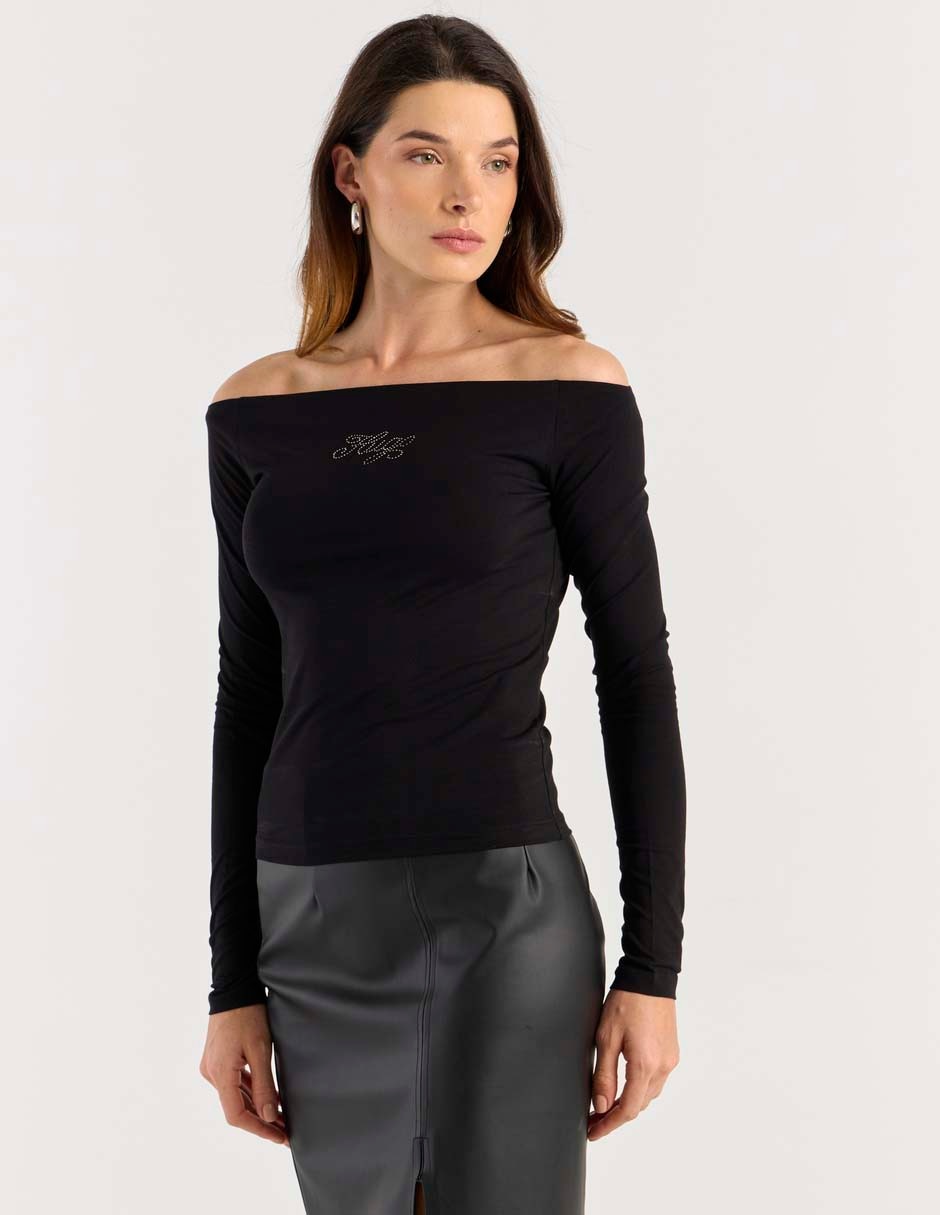 Playera manga larga para mujer