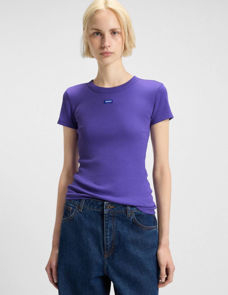Playera manga corta W25 cuello redondo para mujer
