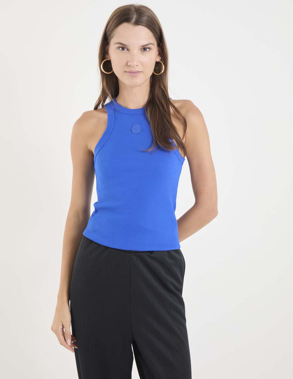 Playera cuello redondo para mujer