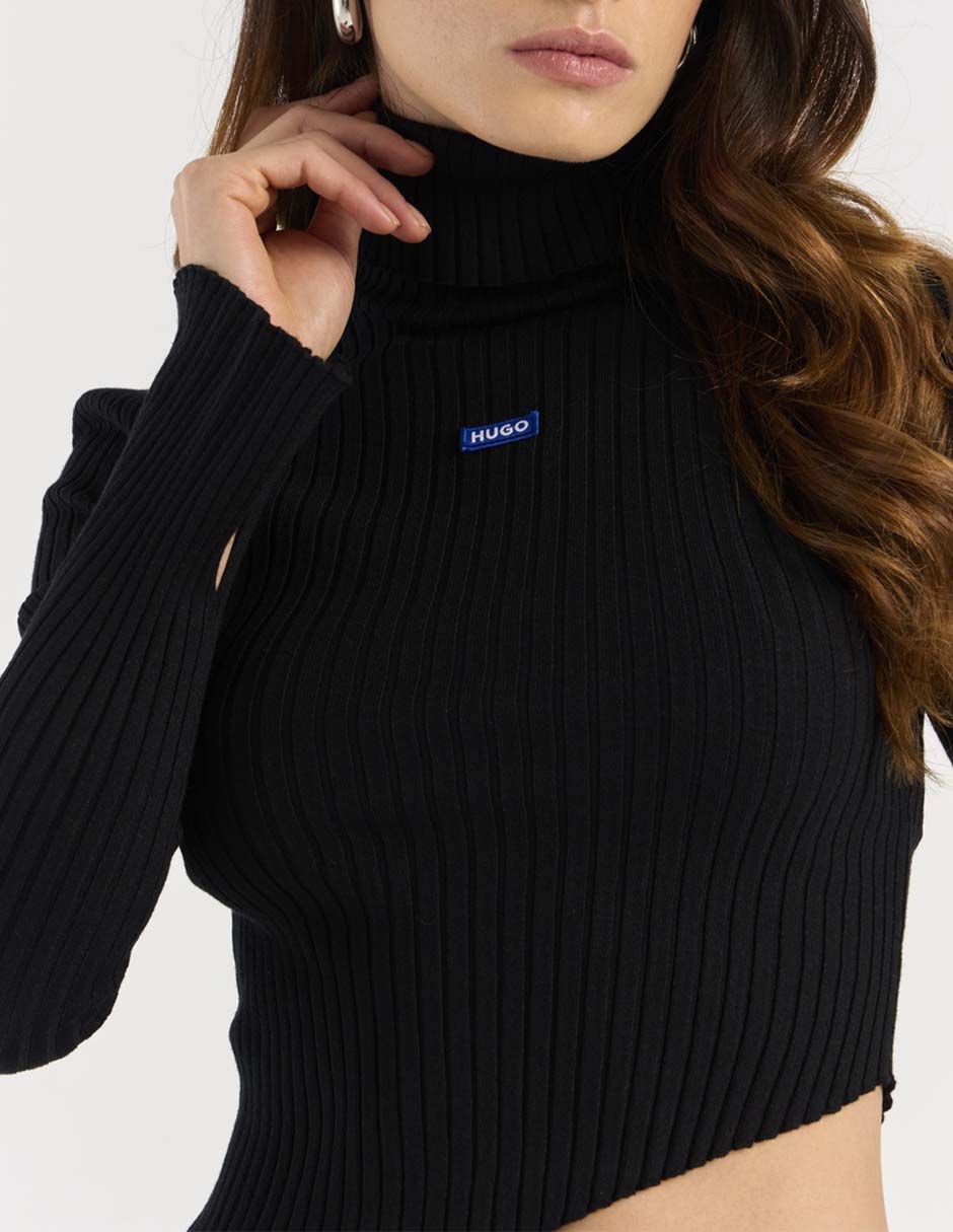 Suéter cuello redondo para mujer 4