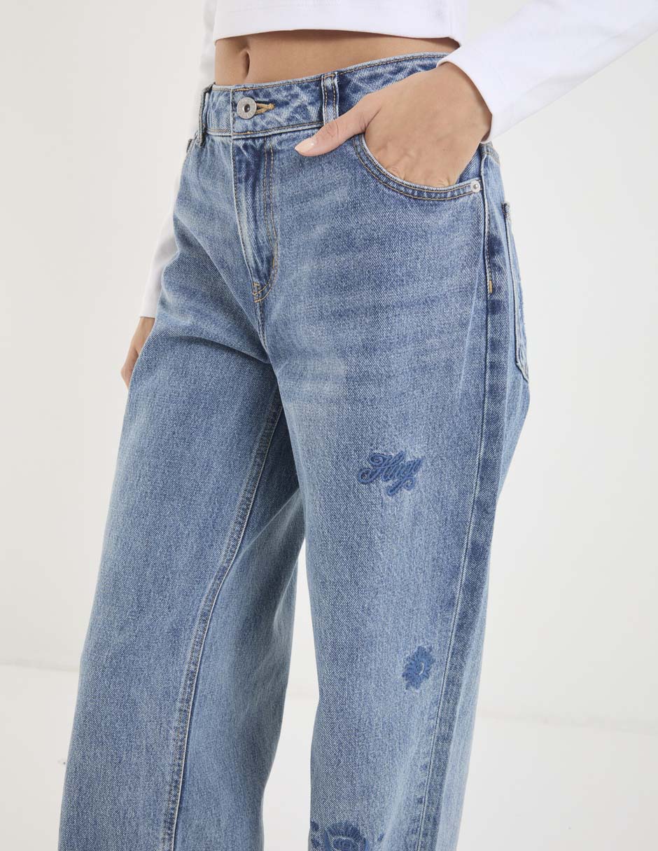 Jeans straight para mujer 4