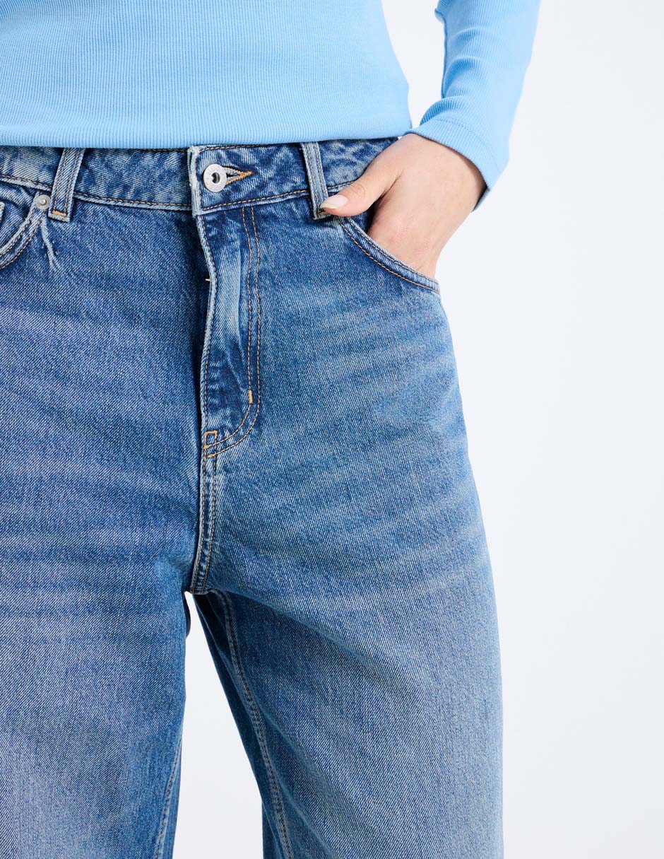 Jeans straight para mujer 4