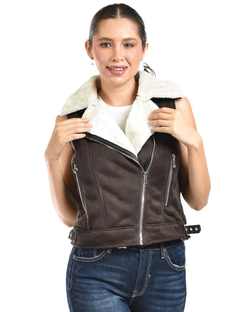 Chaleco de borrega para mujer