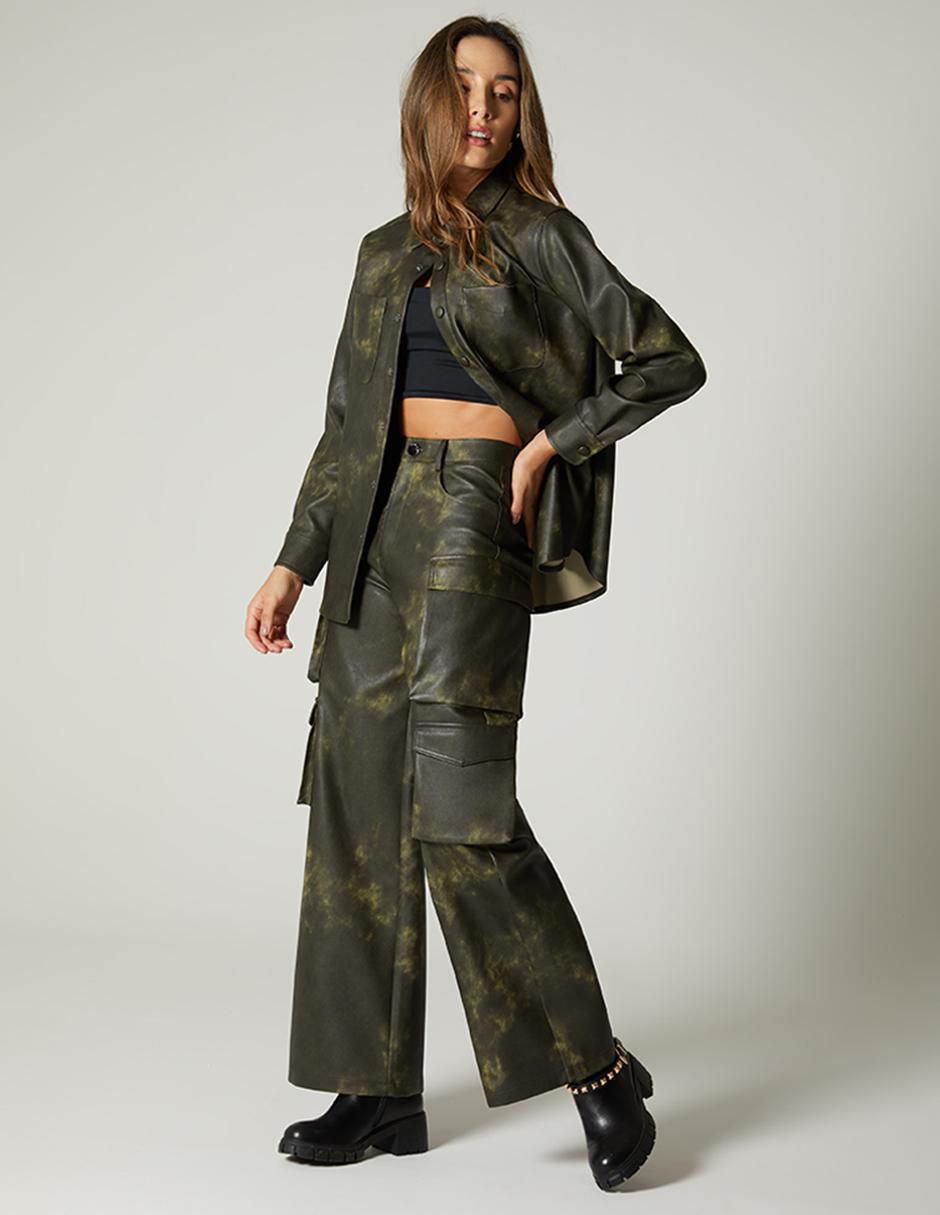 Pantalón cargo amplio para mujer 2