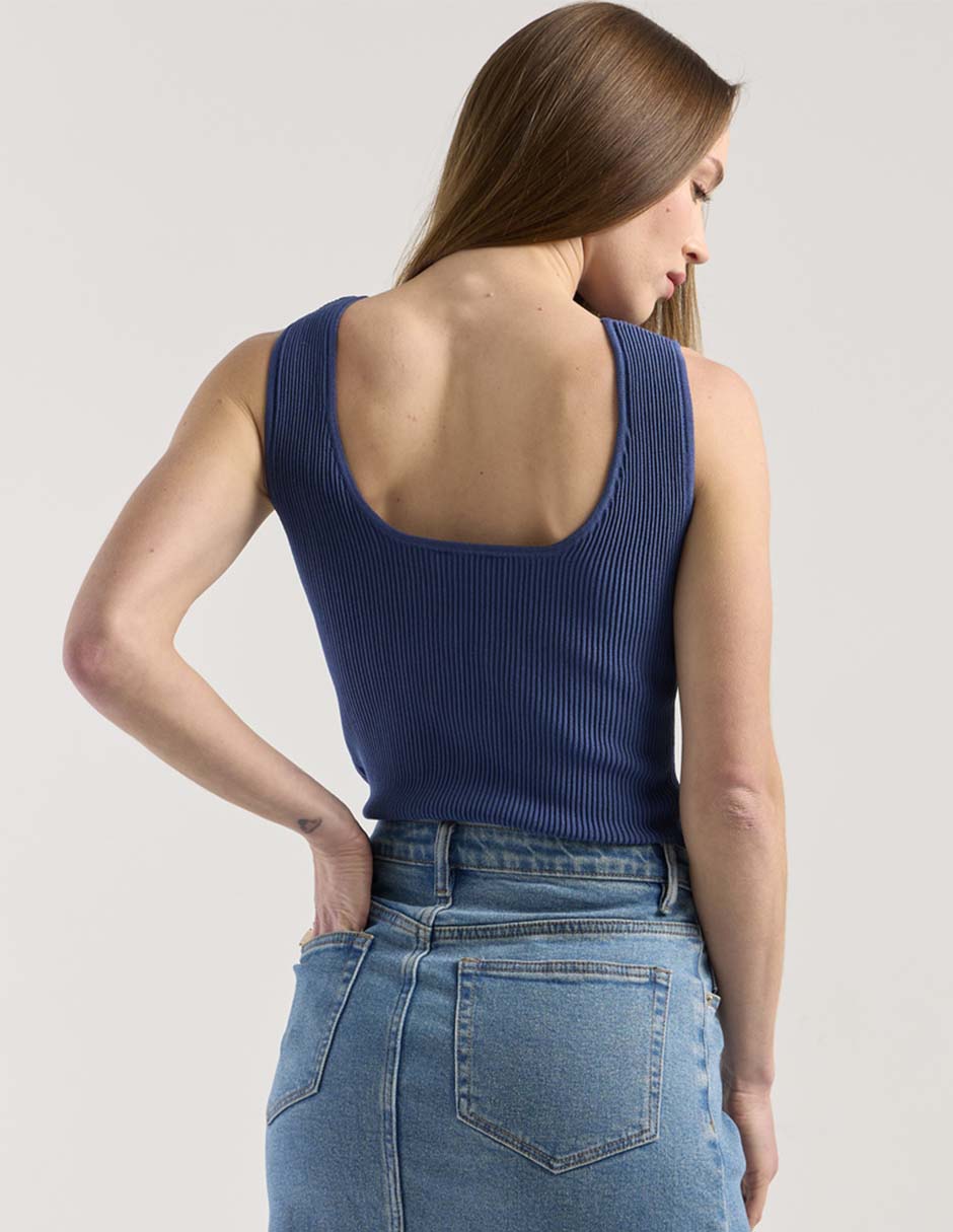 Top cuello cuadrado tirante ancho 2