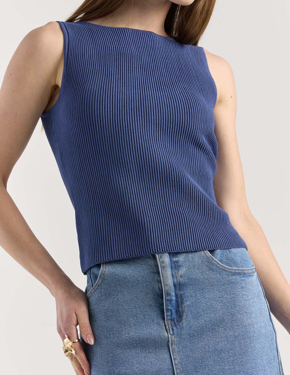 Top cuello cuadrado tirante ancho 5