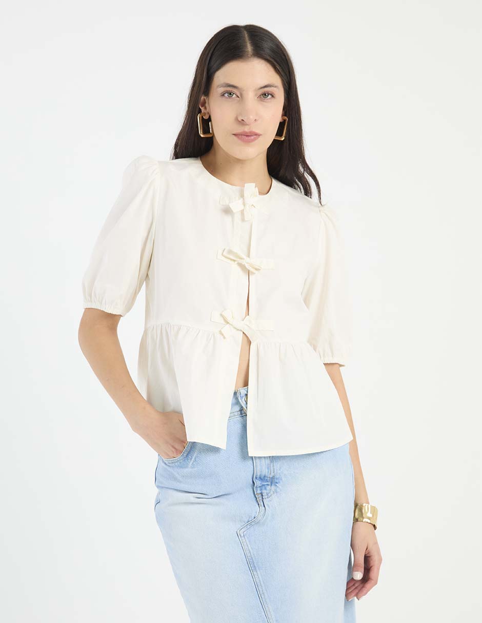 Blusa manga 3/4 para mujer