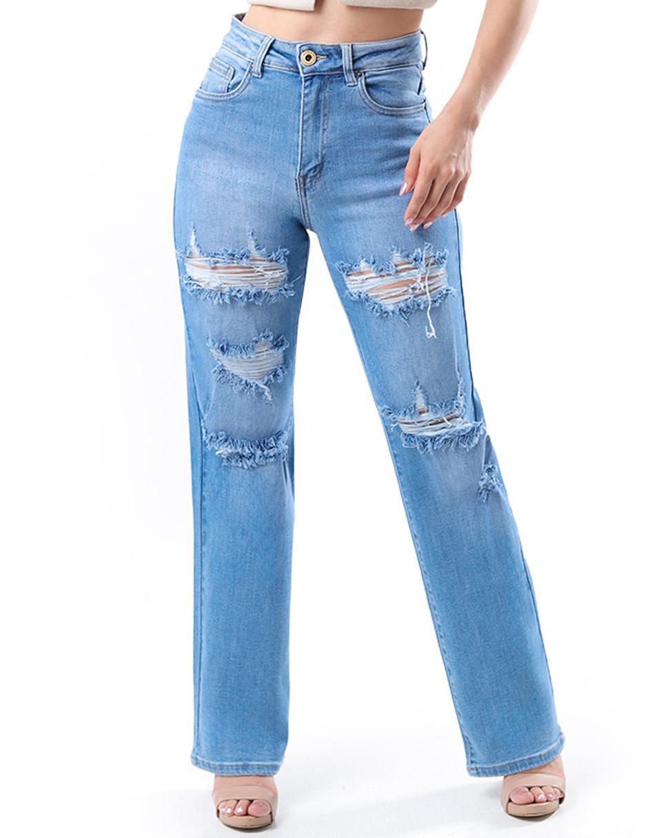 Jeans straight para mujer