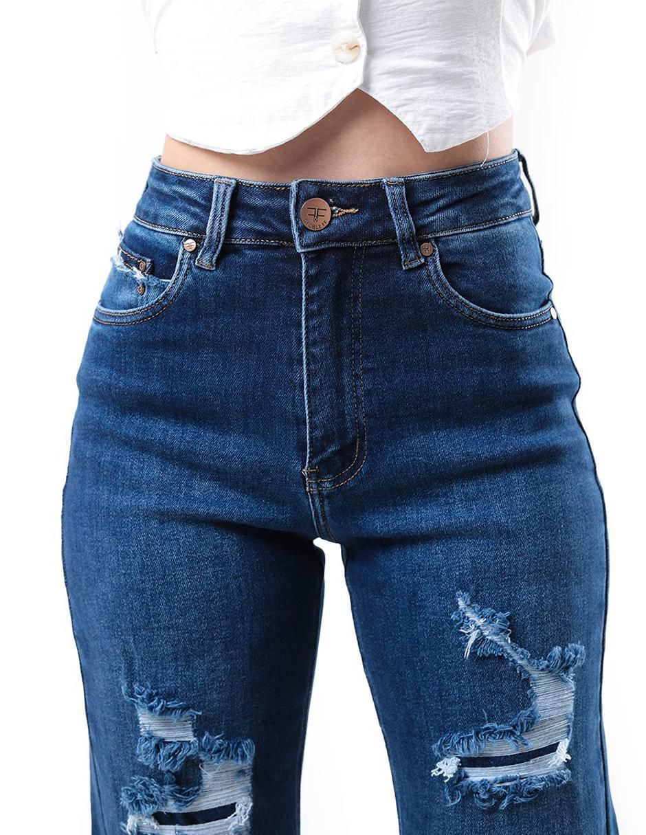 Jeans straight para mujer 3