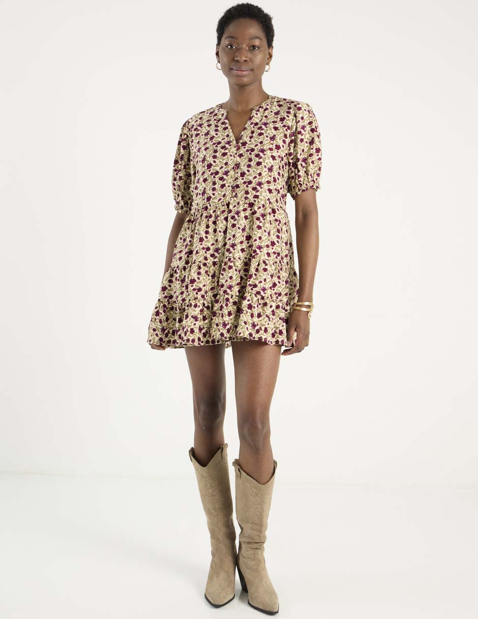 Vestido corto casual para mujer