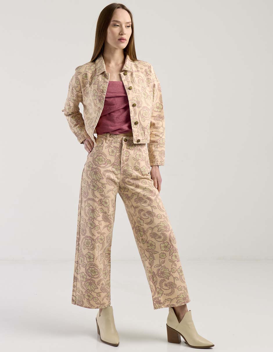Jeans relaxed wide leg para mujer 3