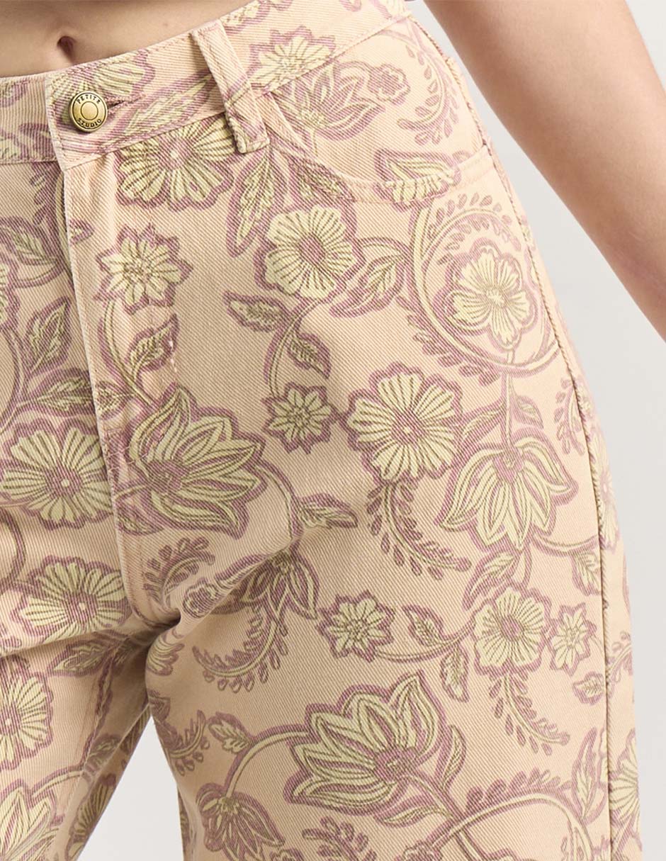 Jeans relaxed wide leg para mujer 4