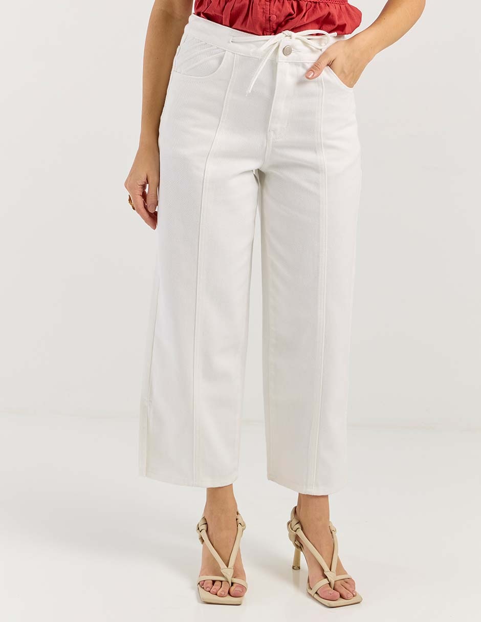 Jeans relaxed straight para mujer