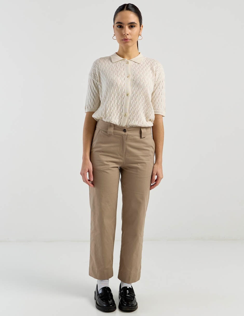 Pantalón chino straight para mujer 3