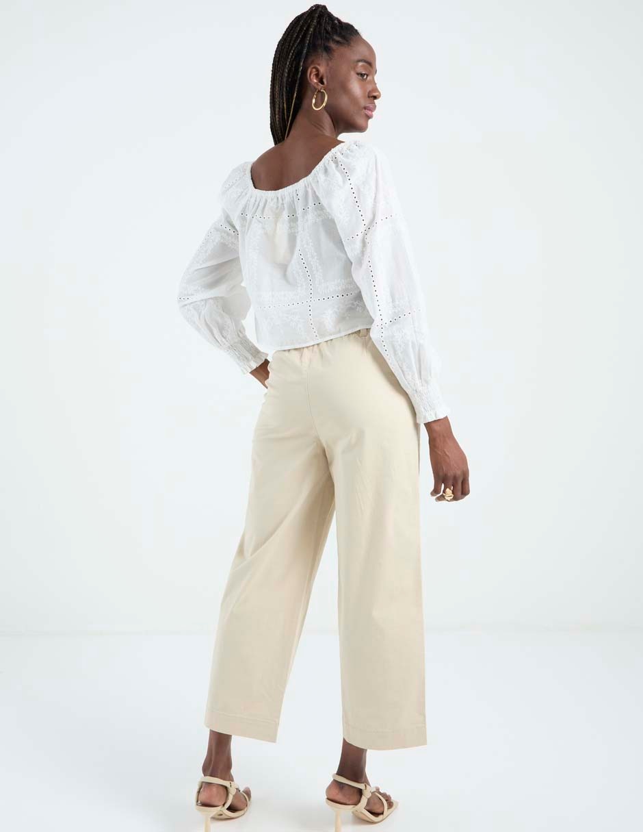 Pantalón relaxed straight para mujer 2