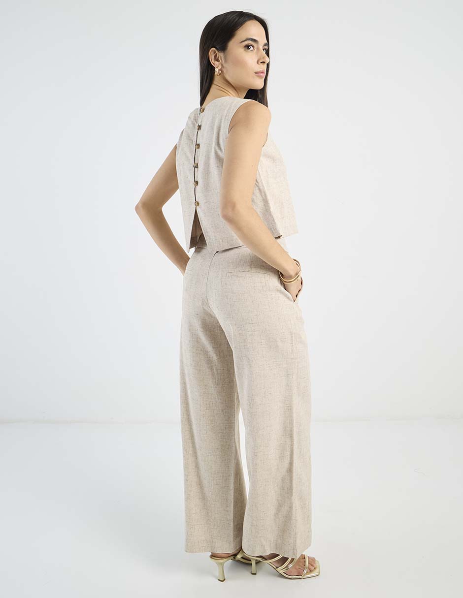 Pantalón Petite Studio amplio para mujer 6