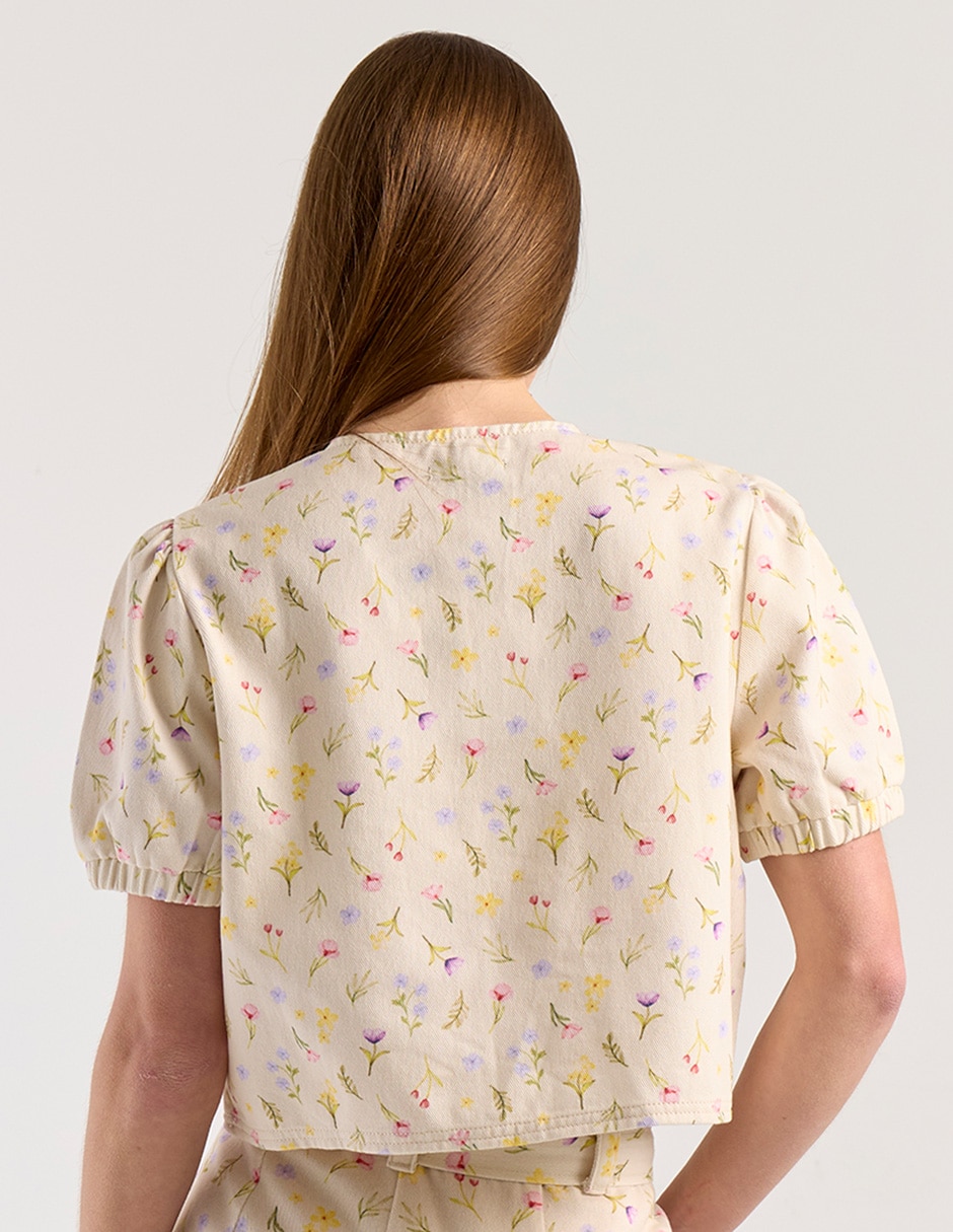 Blusa manga corta para mujer 2