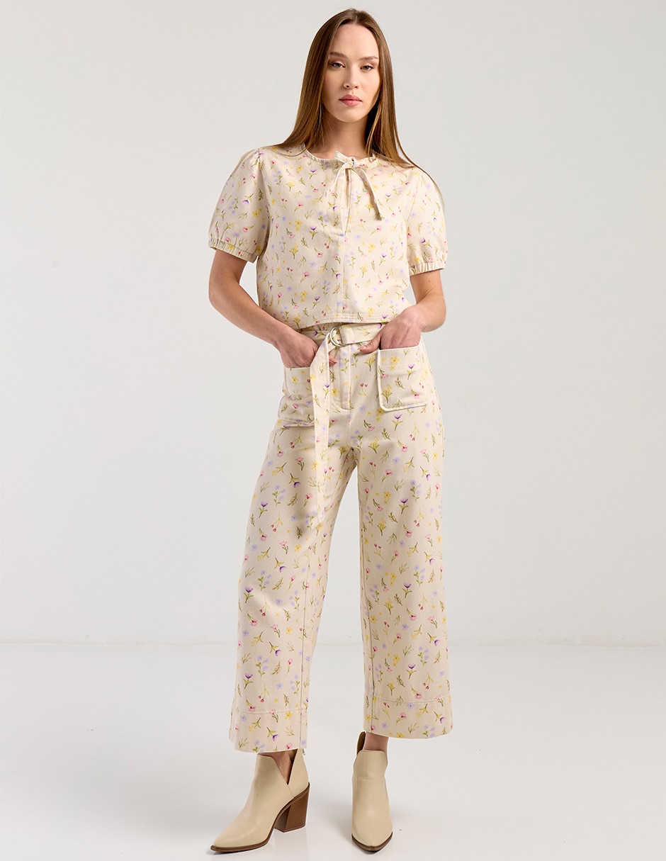 Blusa manga corta para mujer 3