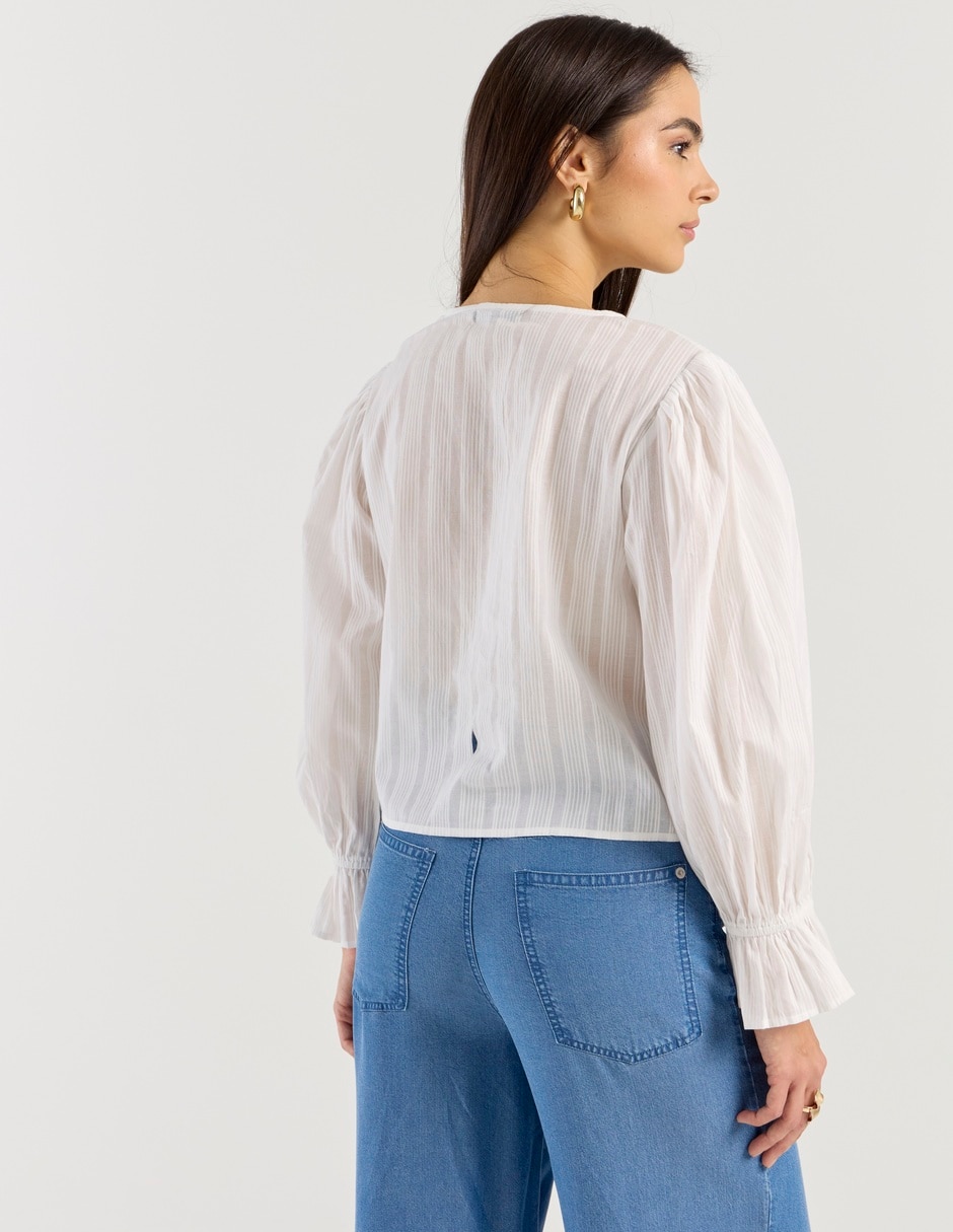 Blusa manga larga para mujer 2