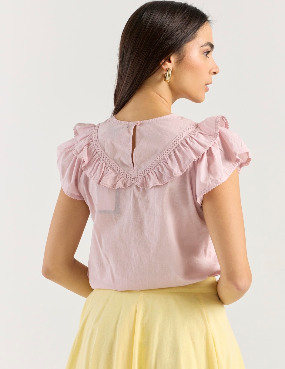 Blusa manga corta para mujer 2