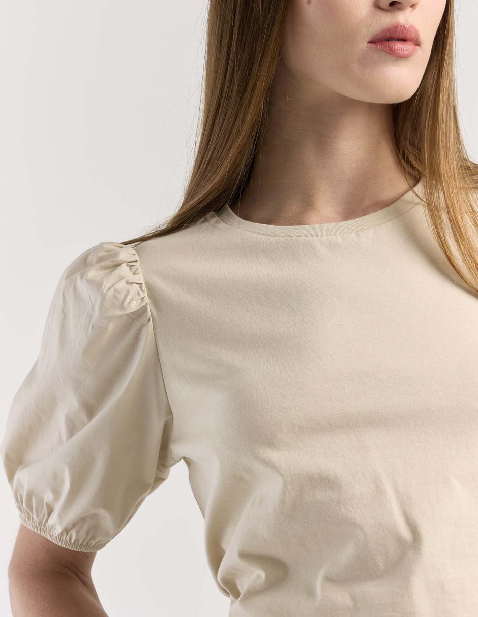 Blusa manga al codo para mujer 4