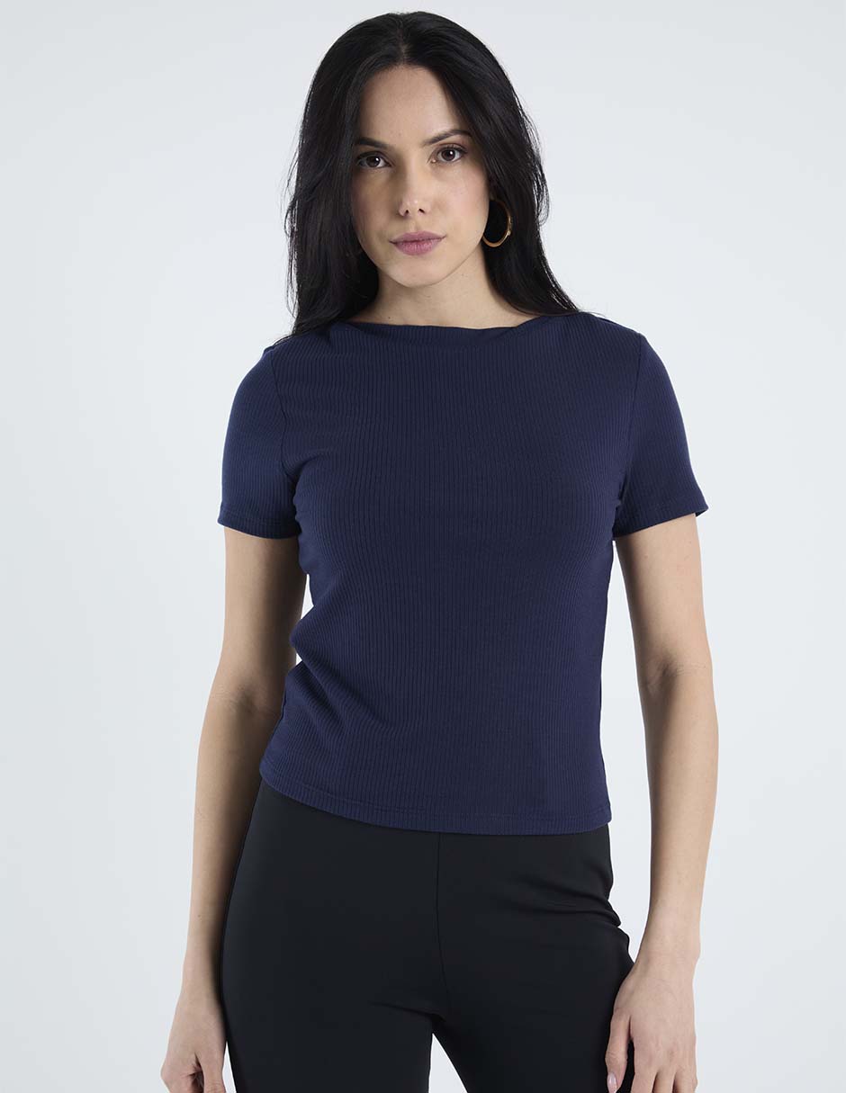 Blusa manga corta para mujer