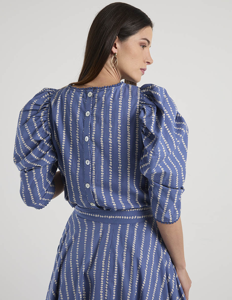 Blusa manga al codo para mujer 6