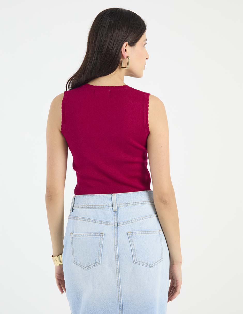 Top Petite Studio escote cuadrado tirante ancho