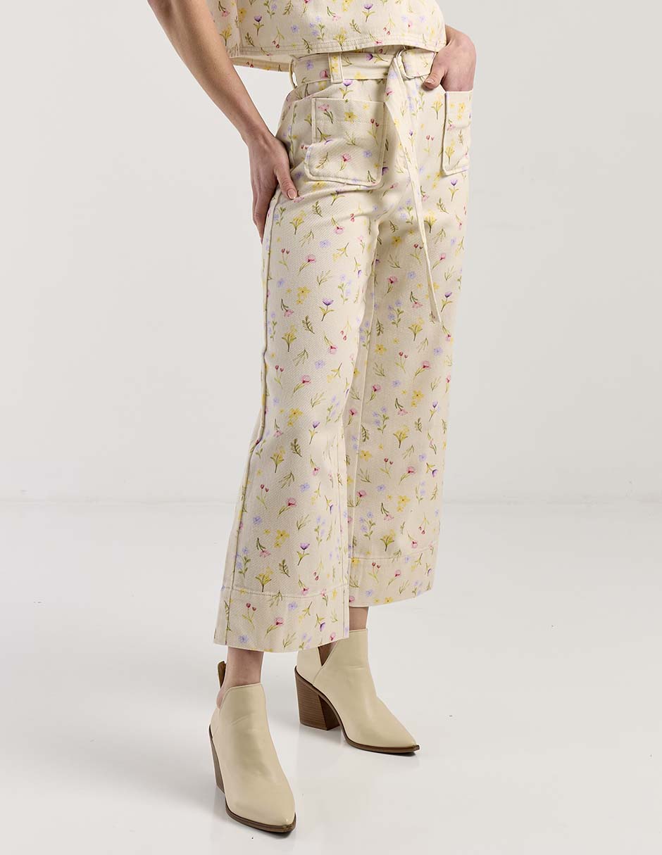 Pantalón relaxed amplio para mujer