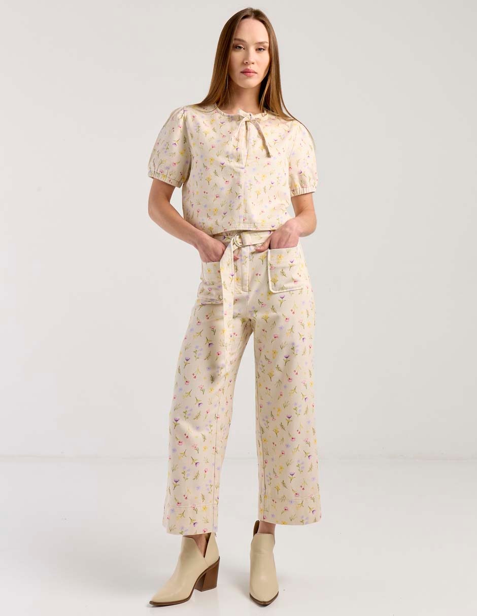 Pantalón relaxed amplio para mujer 3