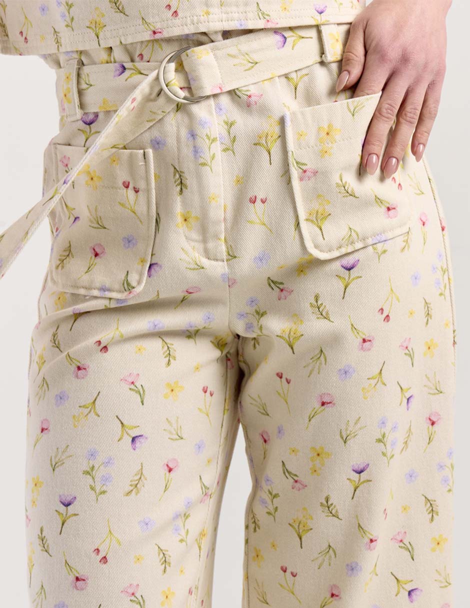 Pantalón relaxed amplio para mujer 4