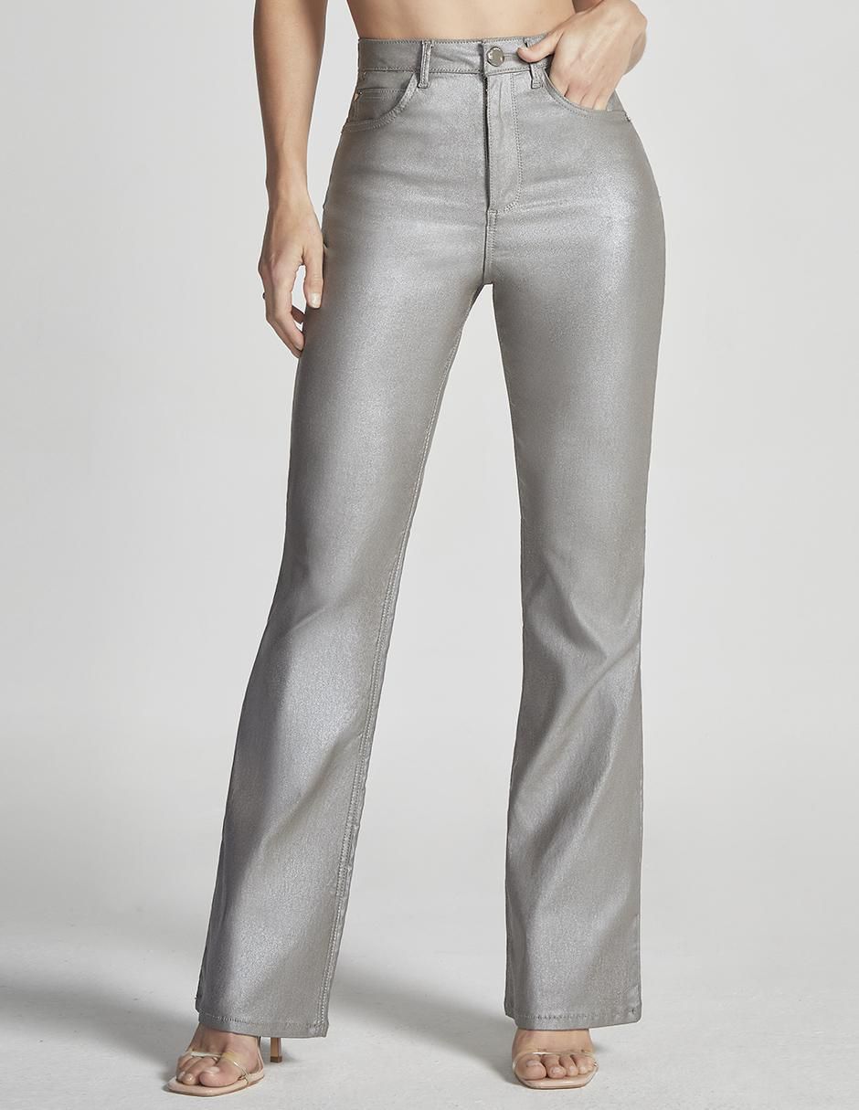 Jeans amplio corte cintura alta para mujer Jeans amplio corte cintura alta para mujer