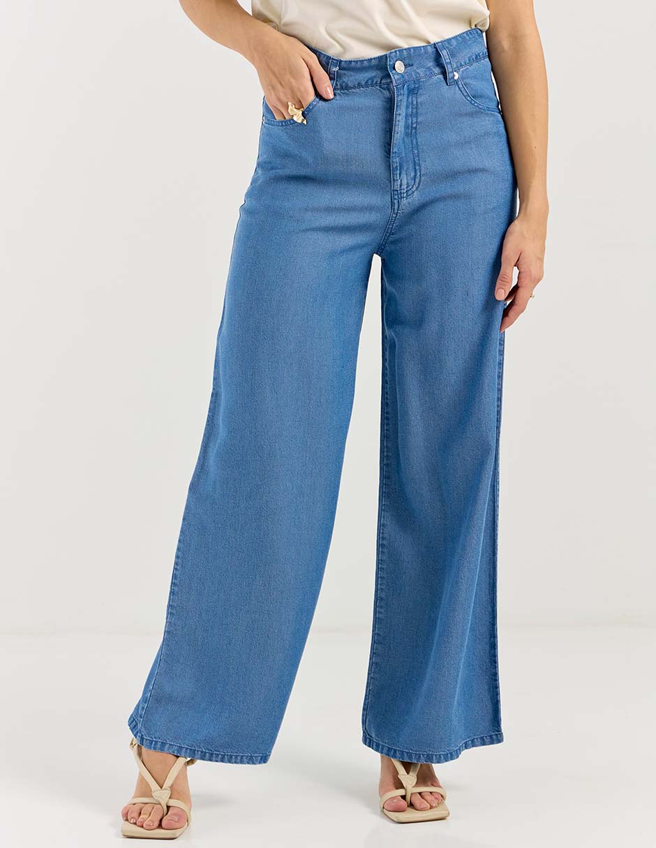 Pantalón relaxed straight para mujer