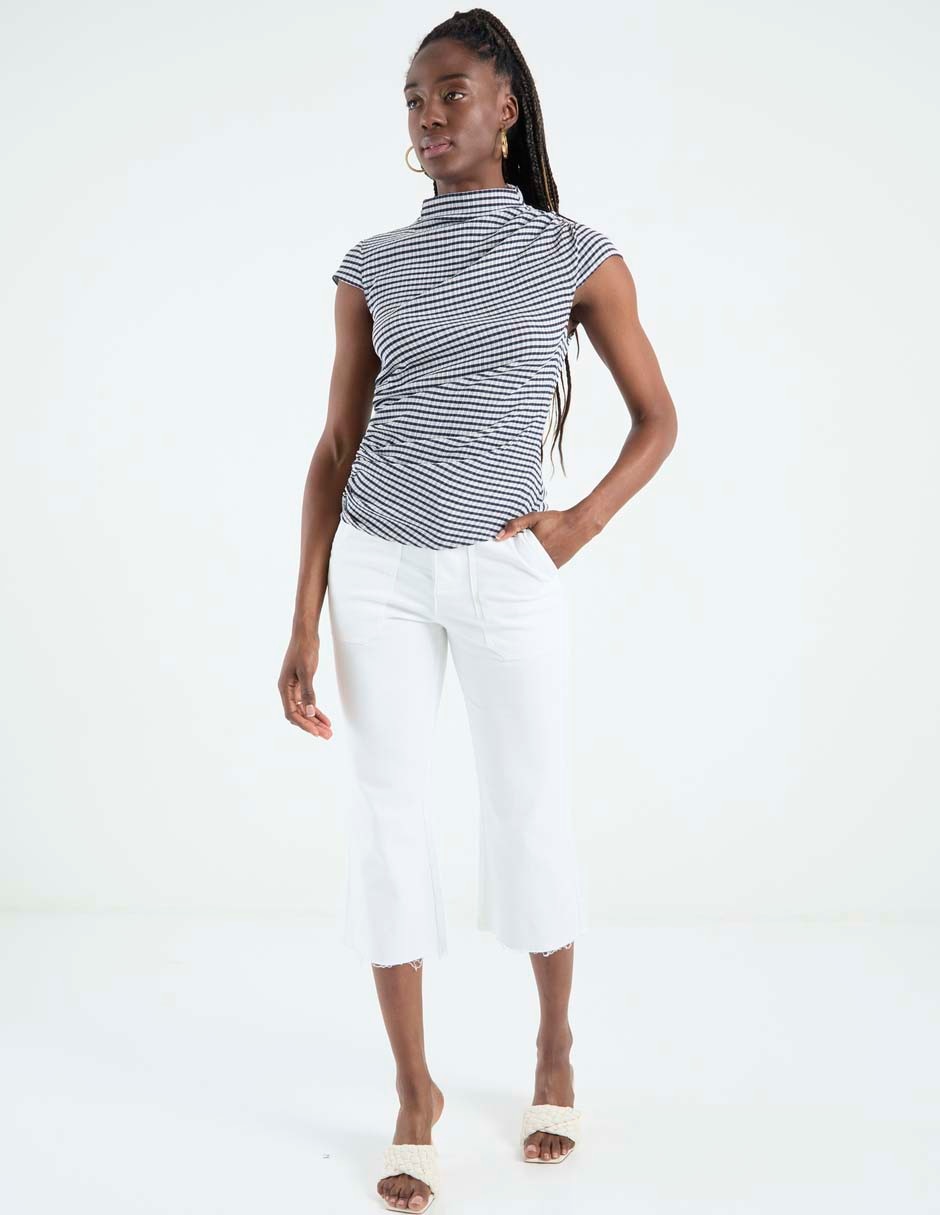 Blusa manga corta para mujer 3