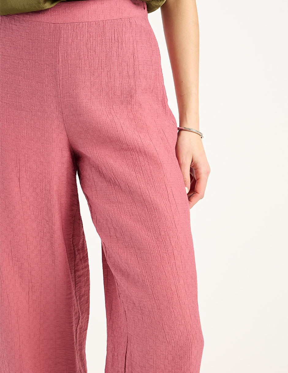 Pantalón capri wide leg para mujer 5