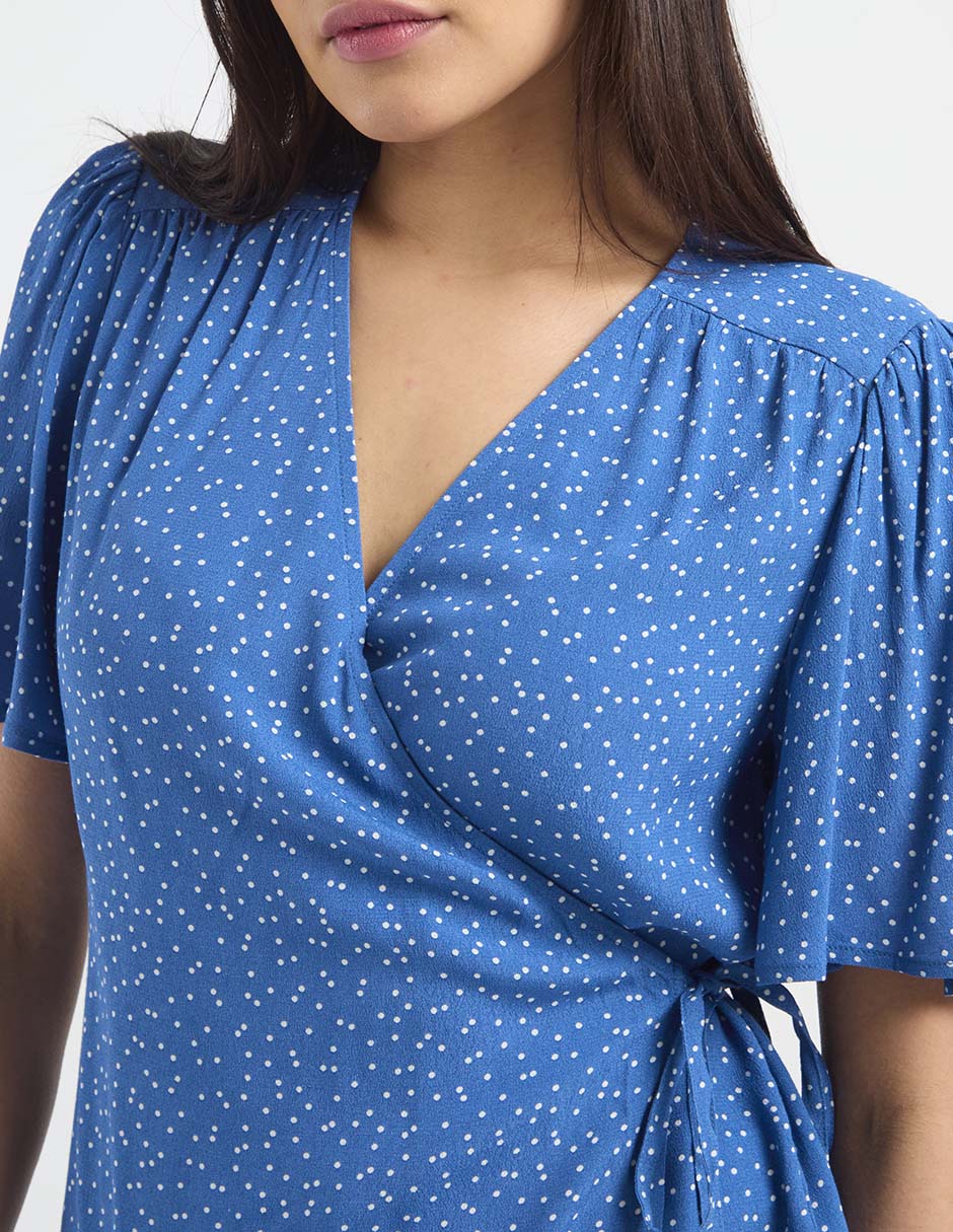 Blusa manga corta para mujer 4