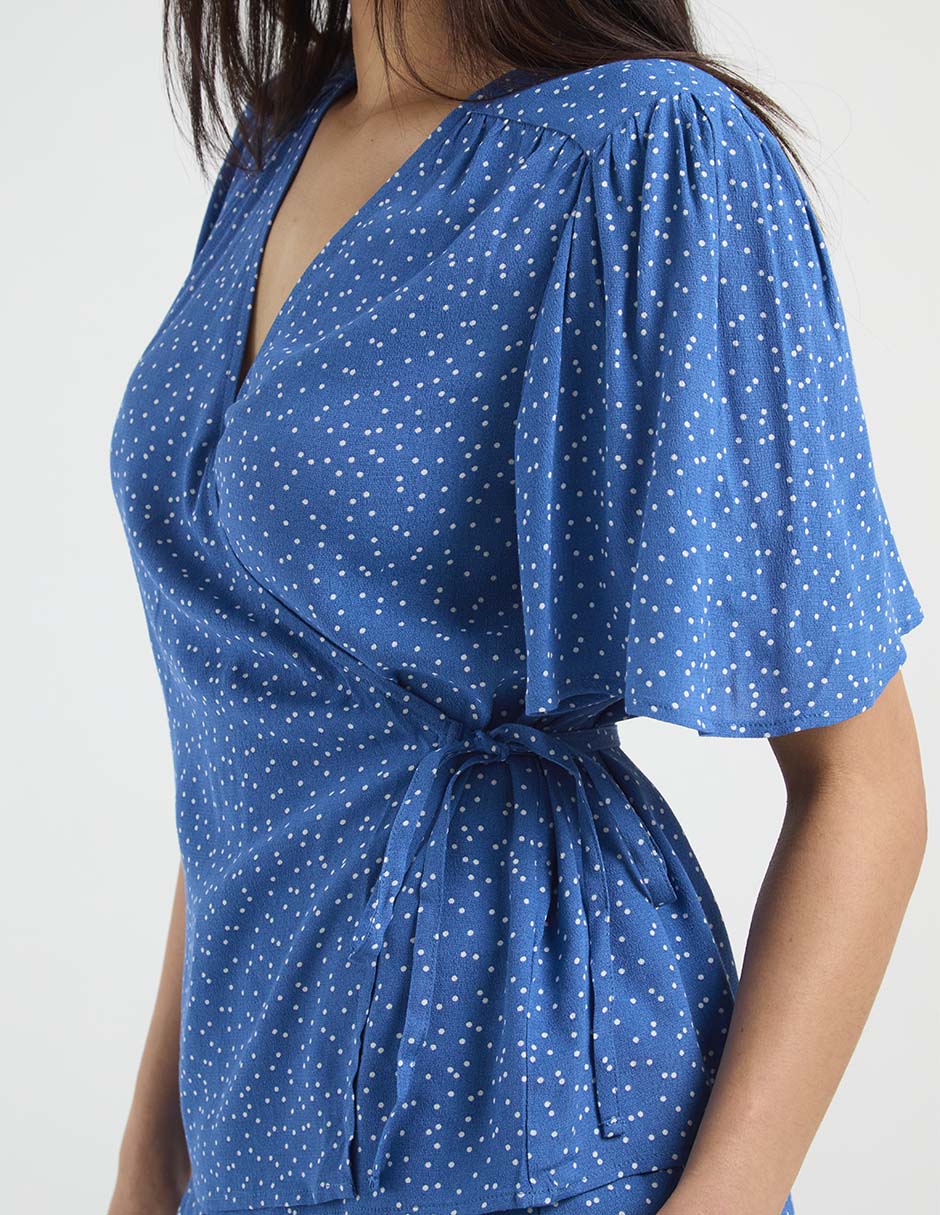 Blusa manga corta para mujer 5
