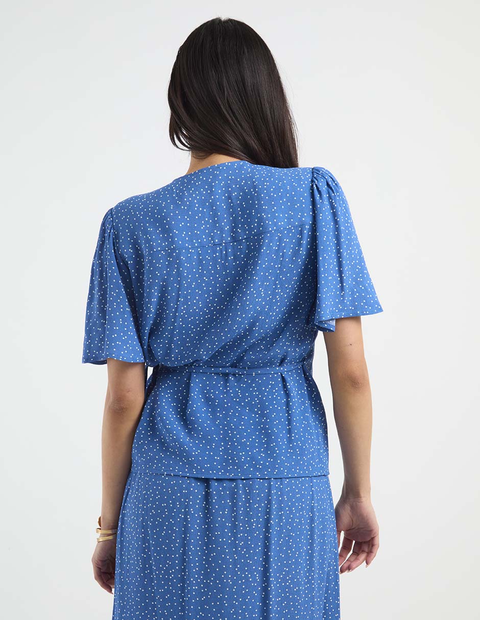 Blusa manga corta para mujer 6