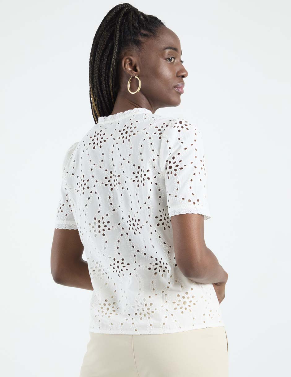 Blusa manga corta para mujer 2