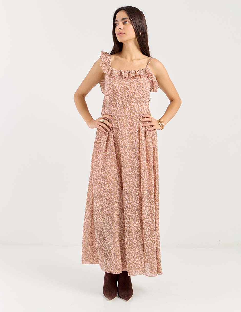 Vestido largo casual para mujer 3