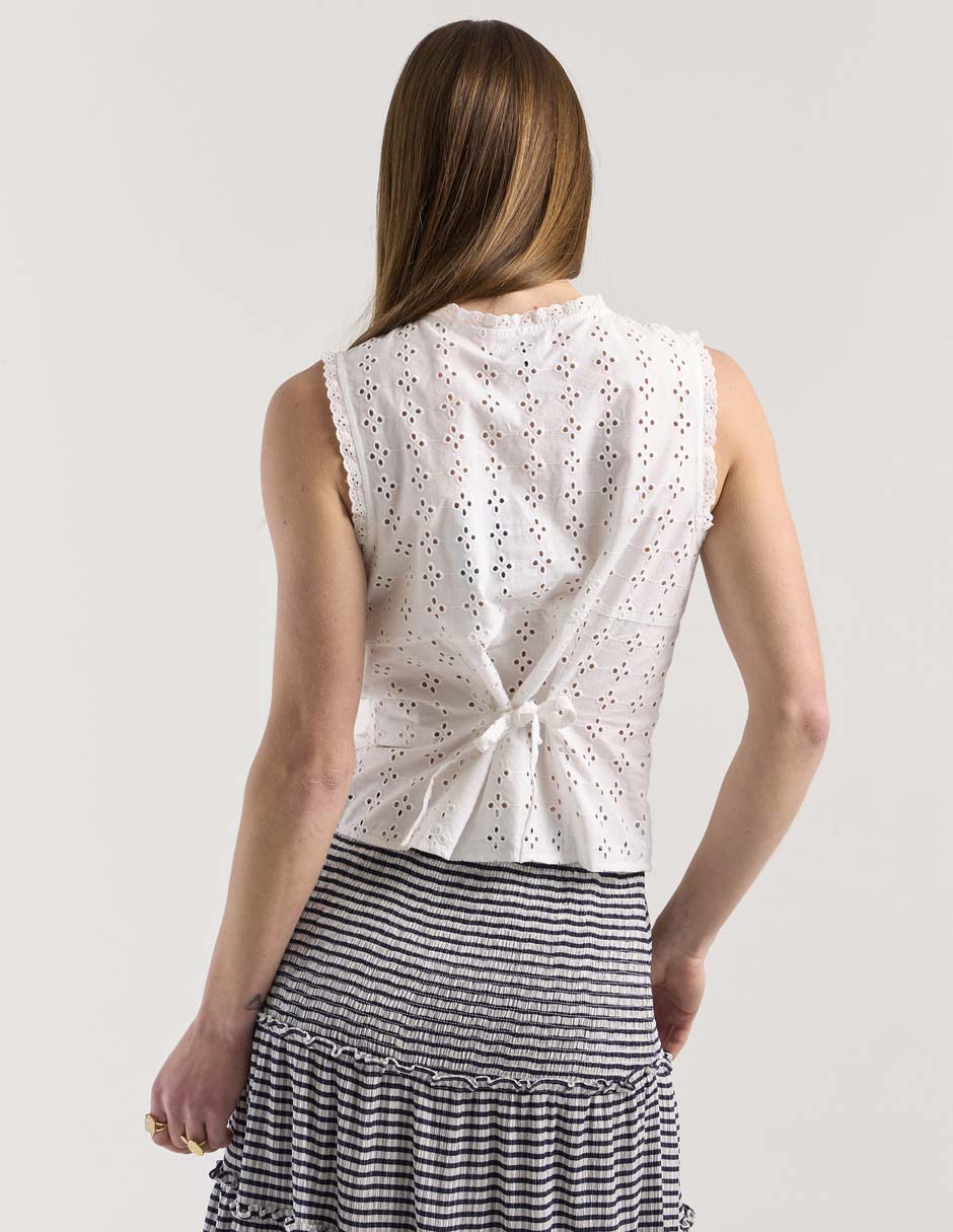 Blusa sin manga para mujer 2